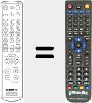 Télécommande pour remplacer RM-X 501 (141847711)