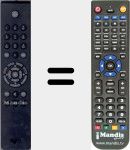 Télécommande pour remplacer RC101