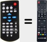 Télécommande pour remplacer MD86162