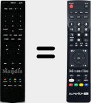 T&eacute;l&eacute;commande pour remplacer 98TRABD-5NT-F