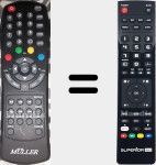 T&eacute;l&eacute;commande pour remplacer GS32FLED