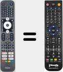 Télécommande pour remplacer 0530089674 (70061580)