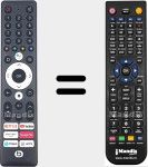 Télécommande pour remplacer RC600 (06A60R41PT001)