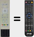 T&eacute;l&eacute;commande pour remplacer Uppleva (06-5FHW48-A002X)