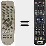 T&eacute;l&eacute;commande pour remplacer 076NOGE050