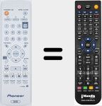Télécommande pour remplacer VXX3218 (07650NU020)