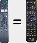 Télécommande pour remplacer RMF-TX520E (100995322)