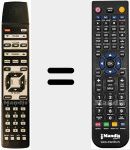Télécommande pour remplacer 11-3999-1
