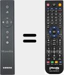 Télécommande pour remplacer 12026292