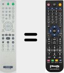 Télécommande pour remplacer RMT-D175P (147917923)