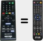 T&eacute;l&eacute;commande pour remplacer RMTB119P (149002851)