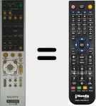 T&eacute;l&eacute;commande pour remplacer RM-PP760 (147861811)