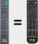 Télécommande pour remplacer RMT-AH412U (149348511)
