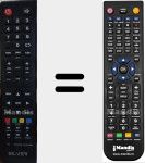 T&eacute;l&eacute;commande pour remplacer SILV001