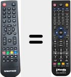 T&eacute;l&eacute;commande pour remplacer YDX-106-C-2