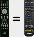 Télécommande pour remplacer 1602102