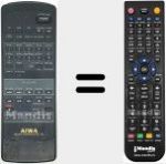Télécommande pour remplacer RC-T9L