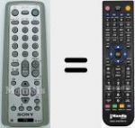 Télécommande pour remplacer RM-W100 (147800711)