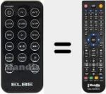 Télécommande pour remplacer REMCON1573