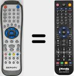 T&eacute;l&eacute;commande pour remplacer BOM004