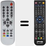 Télécommande pour remplacer R-40A15 (48B5748A0801)
