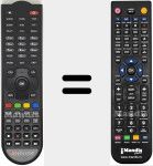 Télécommande pour remplacer HD450T