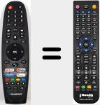 T&eacute;l&eacute;commande pour remplacer RMCEXL0004N