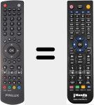 Télécommande pour remplacer RC1910 (20570062)