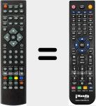 T&eacute;l&eacute;commande pour remplacer Blau002