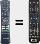 Télécommande pour remplacer RC43135P (23551750)