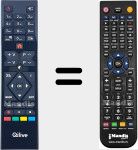 Télécommande pour remplacer RC39105 (23573239)
