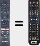 T&eacute;l&eacute;commande pour remplacer RC43157 (23633263)