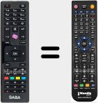 Télécommande pour remplacer RC4875 (23266456)