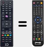 Télécommande pour remplacer RC4875 (23267946)