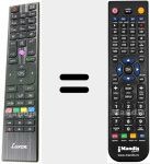 T&eacute;l&eacute;commande pour remplacer RC4876 (23291227)