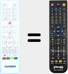 Télécommande pour remplacer RC39105 (23526328)
