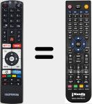 T&eacute;l&eacute;commande pour remplacer RC4318P (23536173)