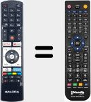 T&eacute;l&eacute;commande pour remplacer RC4318P (23728363)