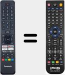 T&eacute;l&eacute;commande pour remplacer RC45160 (23748085)