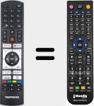 T&eacute;l&eacute;commande pour remplacer RC4518P (23774640)