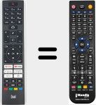 Télécommande pour remplacer RC45157 (23809748)