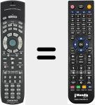 Télécommande pour remplacer RC-447M (24140447)