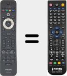 T&eacute;l&eacute;commande pour remplacer YKF256001B (242254902362)