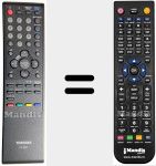 Télécommande pour remplacer REMCON534