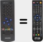 Télécommande pour remplacer TELE PILOT 750C (296420621800)