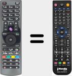 Télécommande pour remplacer RC 4870 (30085964)