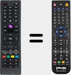Télécommande pour remplacer RC 4875 (30087730)