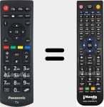 Télécommande pour remplacer RCA39126 (30092556)