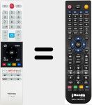 T&eacute;l&eacute;commande pour remplacer CT-8543 (30101775)