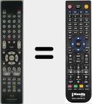 Télécommande pour remplacer RC005UD (307010078008M)
